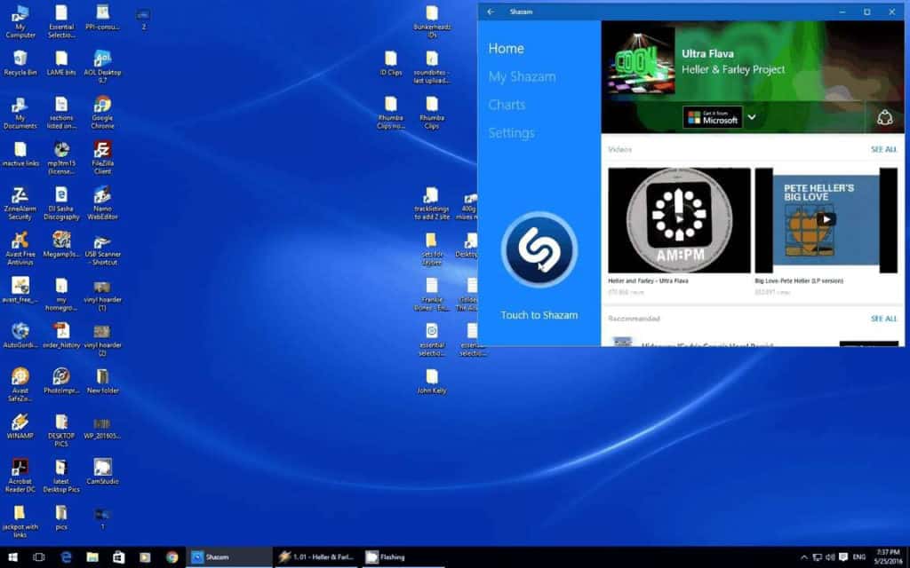 how to use shazam for pc