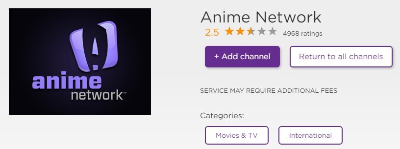 Anime channel