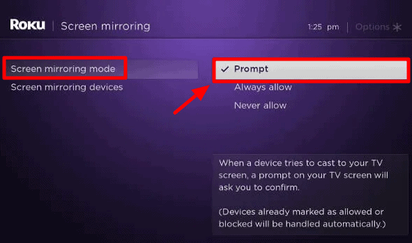 windows 10 screen mirror roku 2 problem