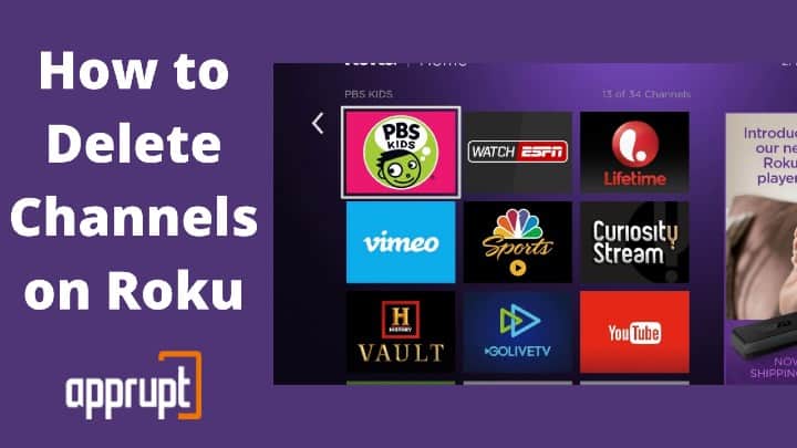 how to remove channels from roku
