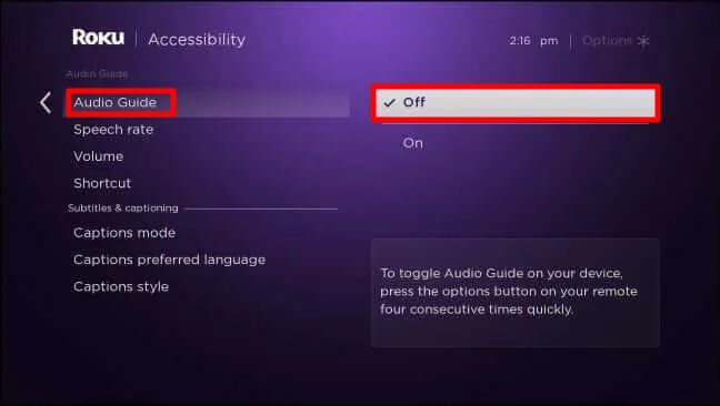 How to Turn off Voice on Roku - Stop if from Talking