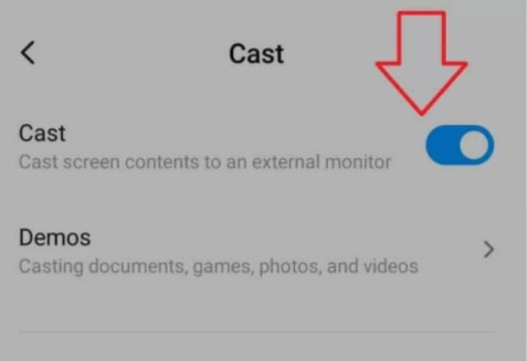 Enable the Cast feature