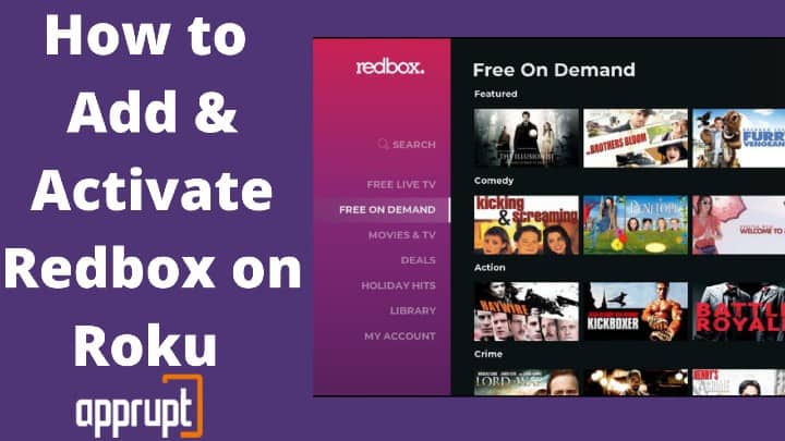 install redbox tv app on roku