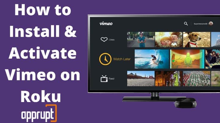 how to watch vimeo on roku tv