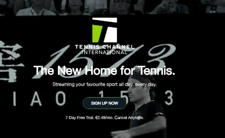 SIGN UP Tennis Channel