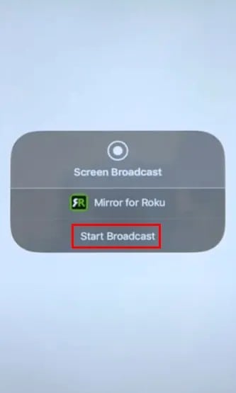 Start Broadcast