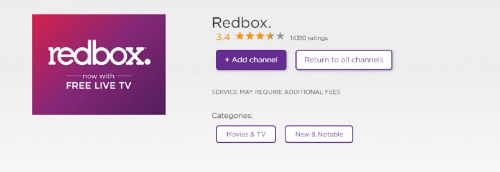 can you get redbox on roku