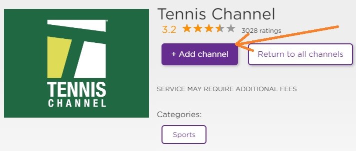 add-tennis-channel-on-roku