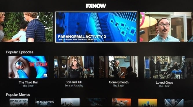 download FXNow on roku