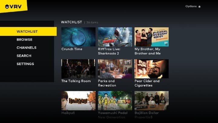 vrv app