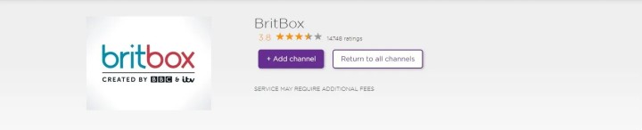 add britbox app on roku