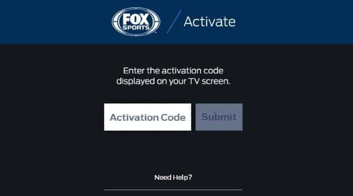 Activate FOX Sports on Roku