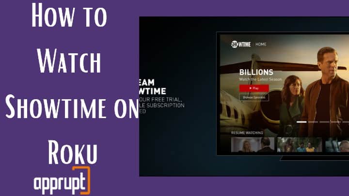 get showtime on roku