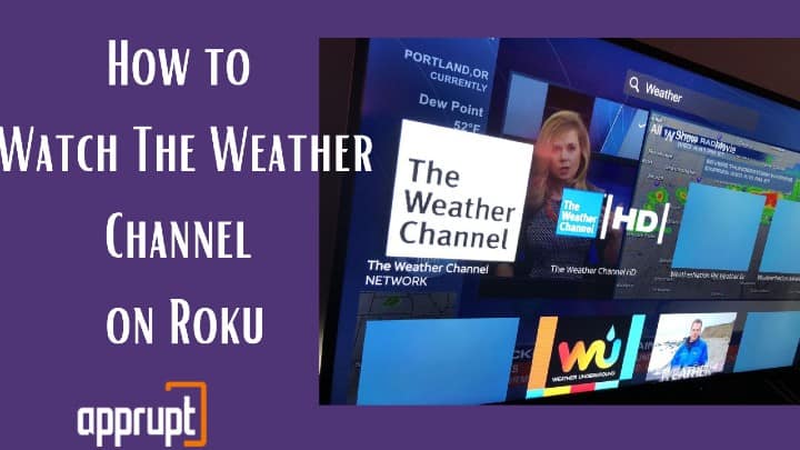 weather channel app roku