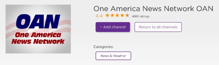 oann on roku