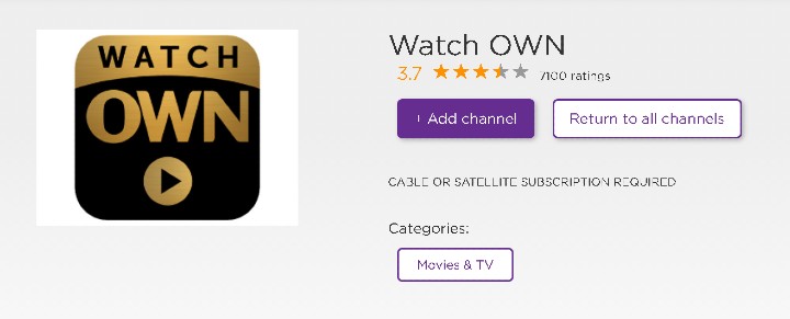 add own network on roku