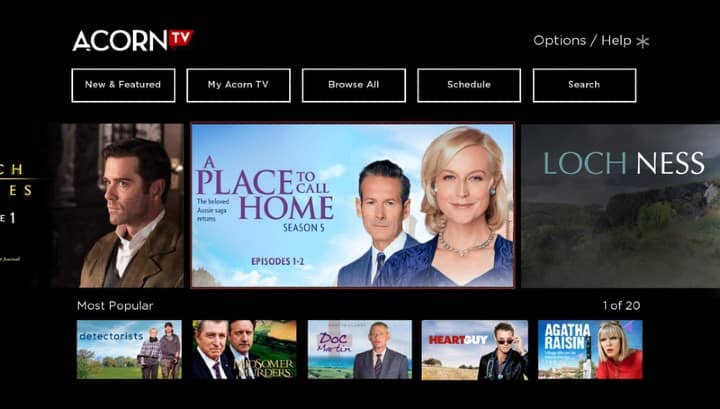 acorn tv app on roku