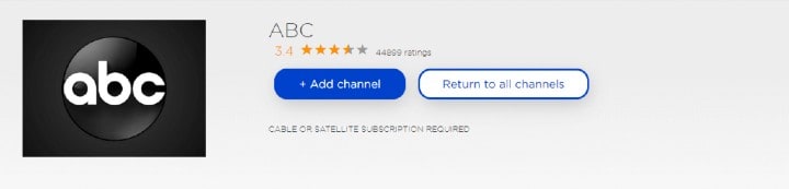 add abc channel on roku