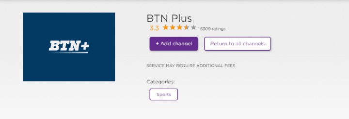 how to watch big ten network on roku btn plus