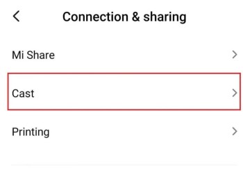 connection and sharing
