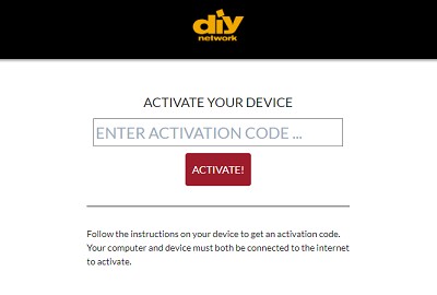 Activate DIY Network