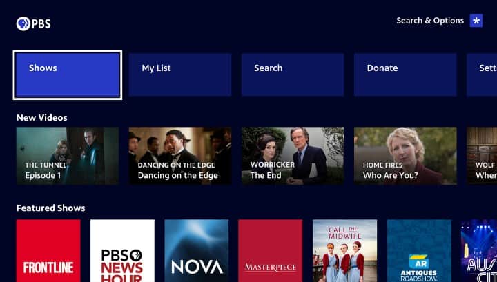 pbs channel on roku