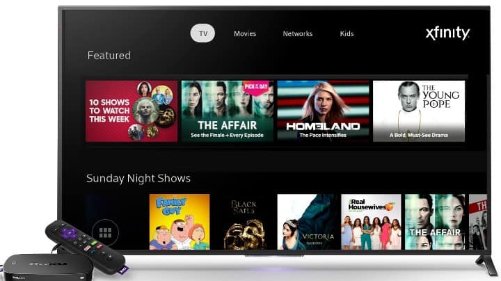 xfinity on roku
