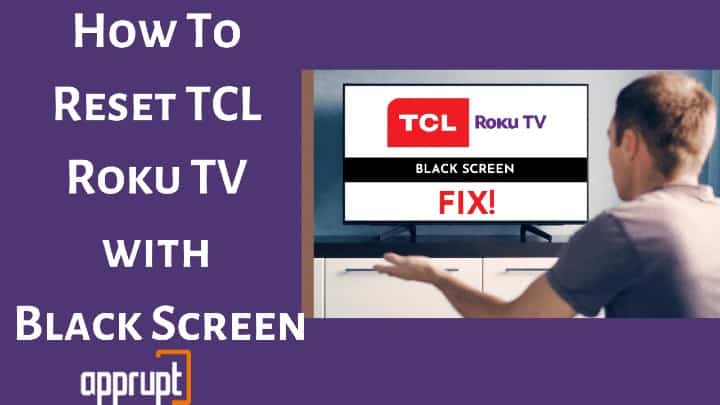 tcl tv black screen