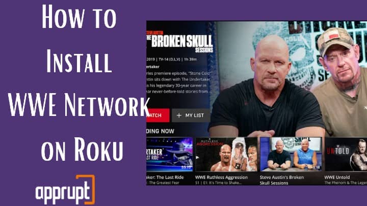 Wwe network hot sale roku tv