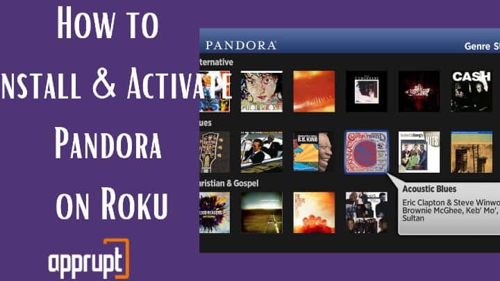 how to get pandora on roku