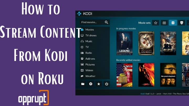 kodi app on roku