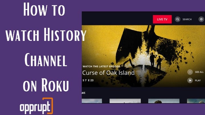 history channel on roku without cable