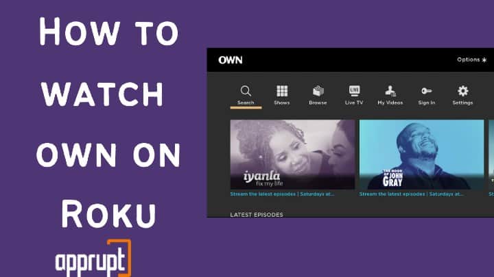 own network on roku