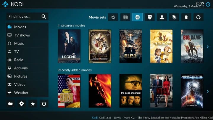 kodi channel on roku