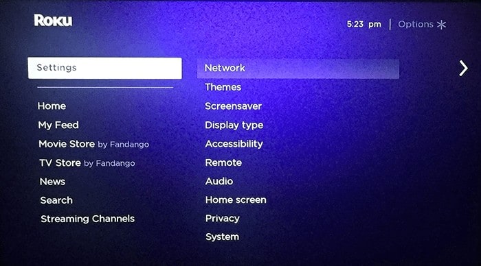 where is my roku mac address