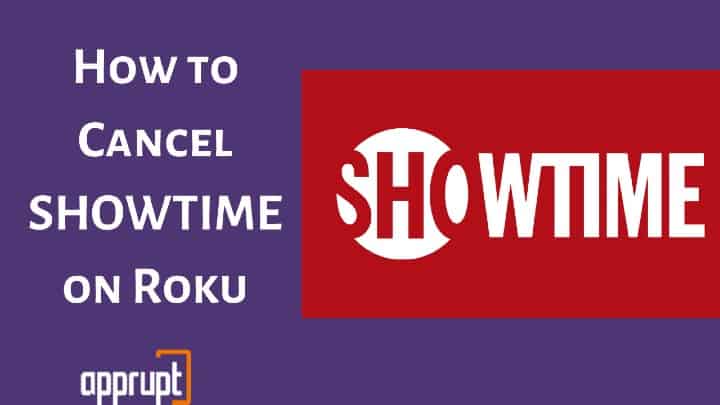 how to cancel showtime subscription on roku