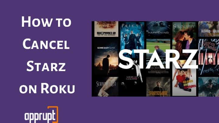 how to cancel your starz free trial on roku