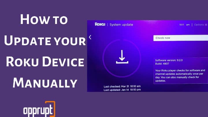 how to update roku