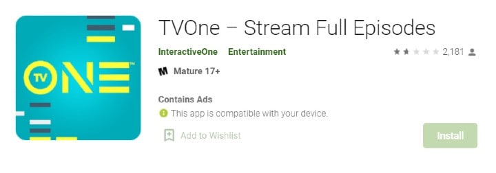 download tvone app from play store