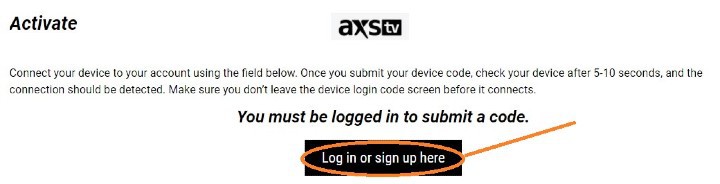 axs tv activate