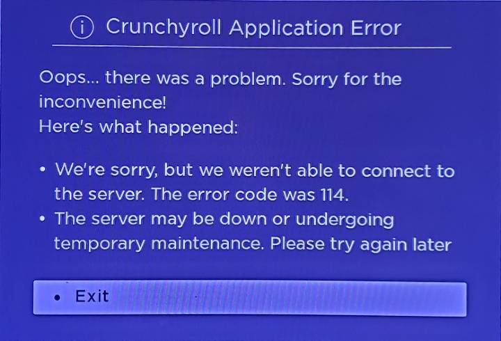 Crunchyroll Not Working on Roku