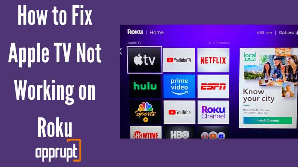 apple tv plus not working on roku