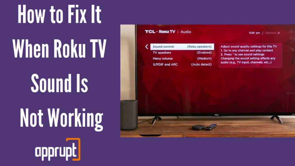 Fix roku tv sound issue