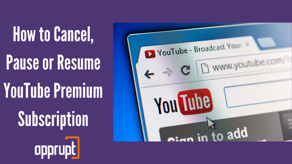 How to Cancel, Pause or Resume YouTube Premium subscription