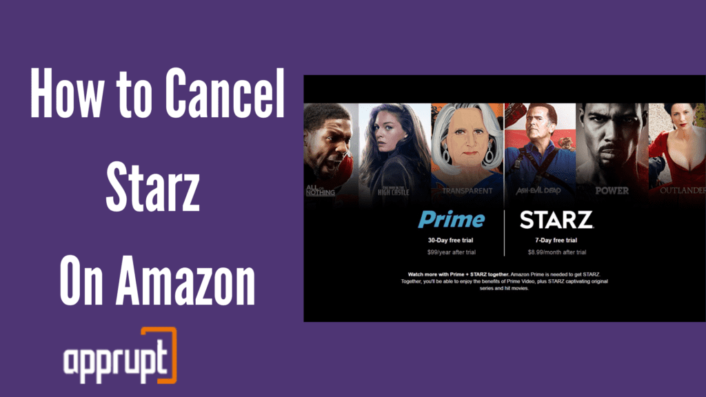 How to Cancel Starz  On Amazon