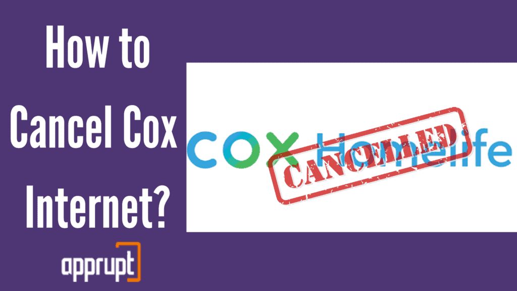 How to cancel Cox Internet