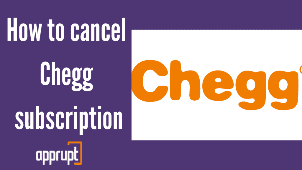 How to cancel Chegg subscription