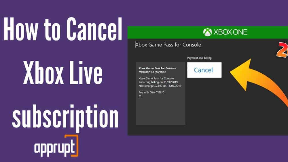 how to cancel xbox live on xbox 360