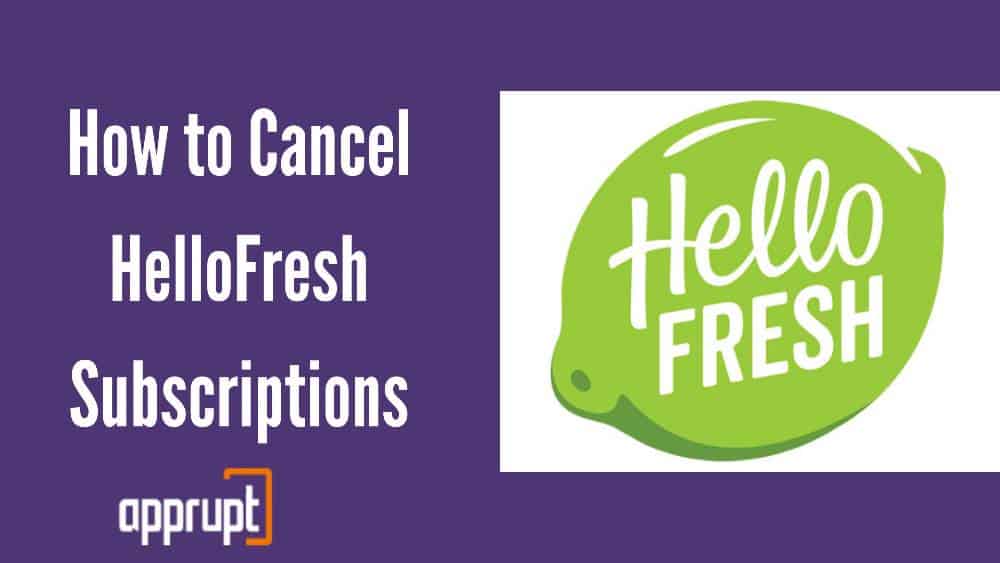 How to cancel HelloFresh subscriptions